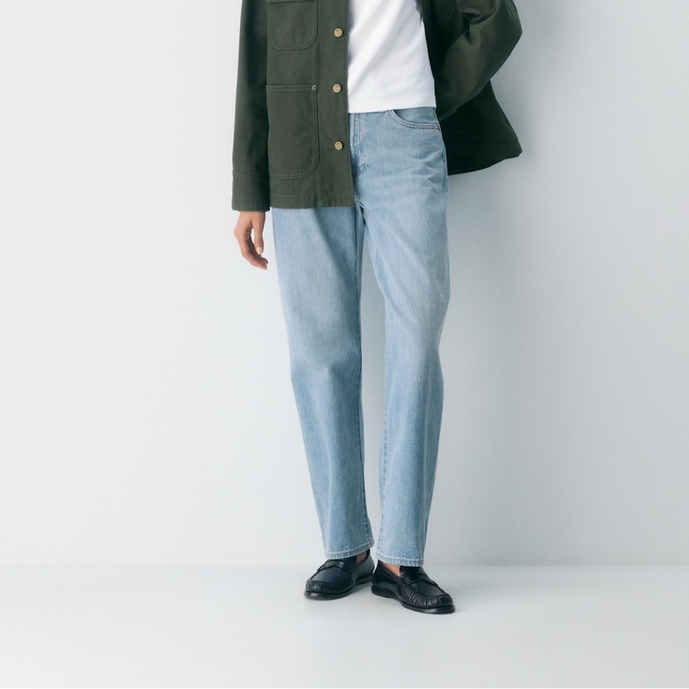 Denim forum the 90s Marlo hi-rise baggy  Light Blue Jeans